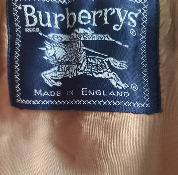 Vintage Classic Blueberry Trench TAILORED SLEEVES - Picture 7 of 8